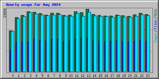 Hourly usage for May 2024